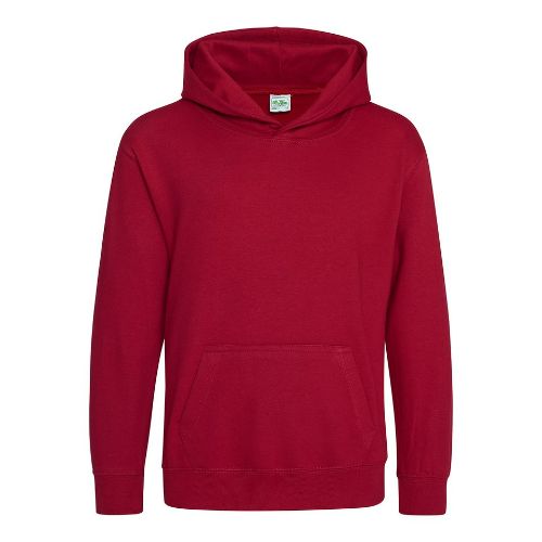 Awdis Just Hoods Kids Hoodie Red Hot Chilli